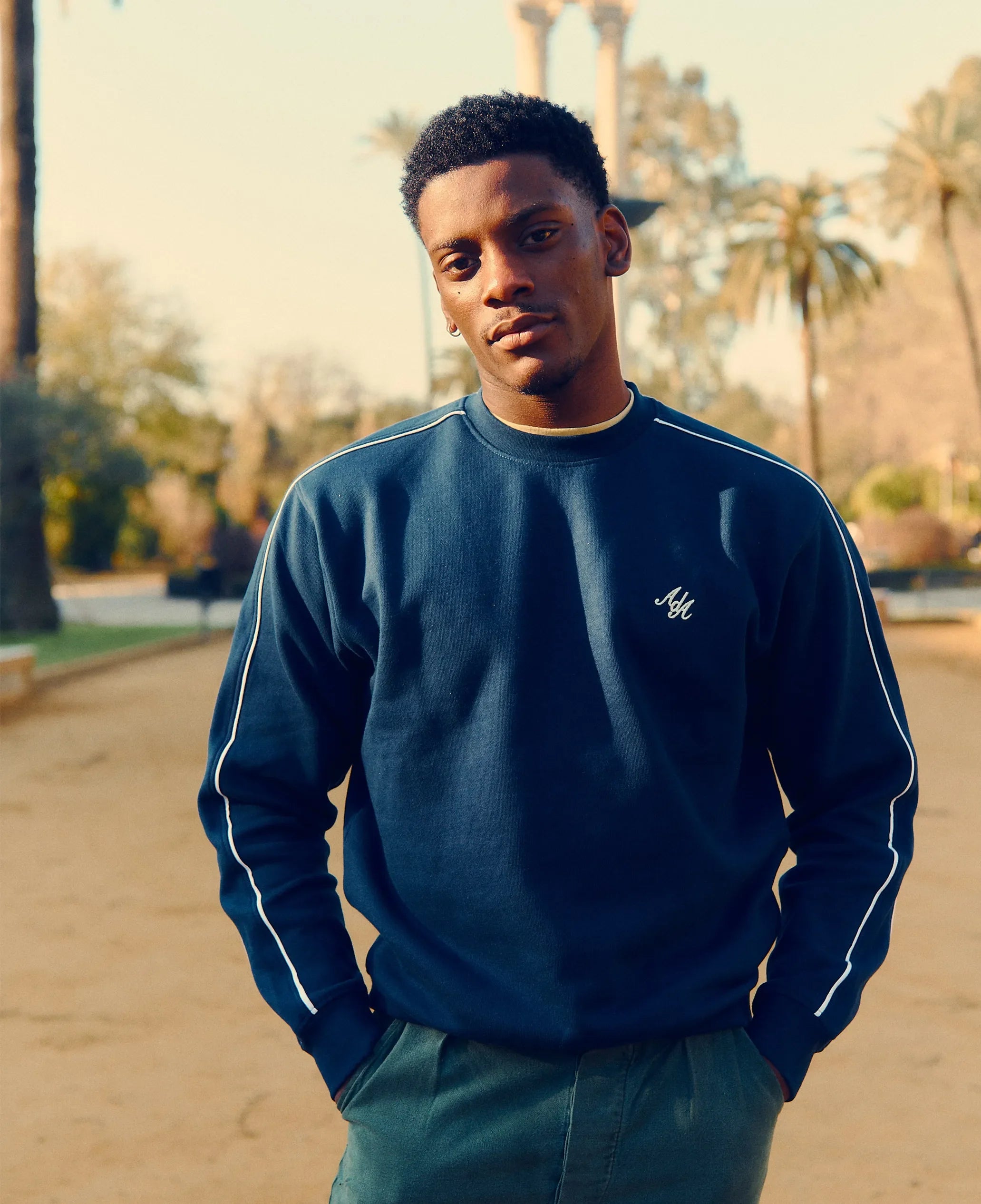 Alma De Ace Texos Navy Sweatshirt